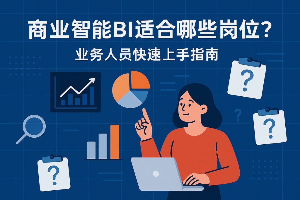 商业智能BI适合哪些岗位？业务人员快速上手指南"